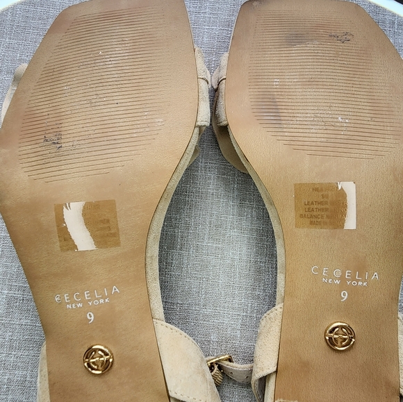 NWOT Cecelia New York Heather Ankle Strap Sandal - Size 9 - Picture 7 of 11